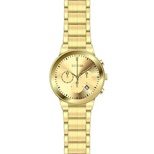 Invicta Men's Quartz Watch - Specialty Gold Tone Dial Yellow Gold Bracelet | 29481
