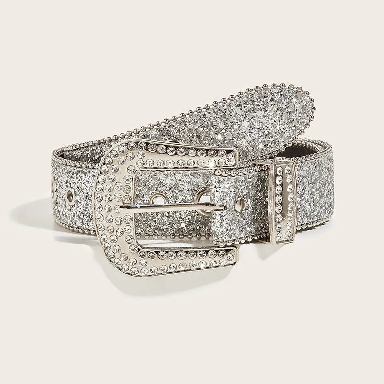 KalonBd Trendy rhinestone belt