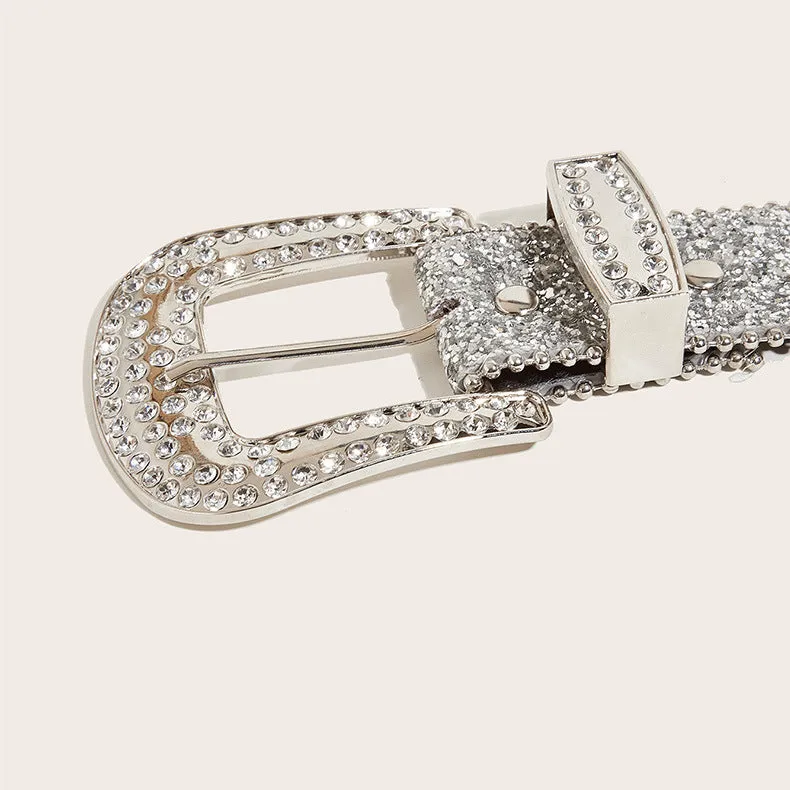KalonBd Trendy rhinestone belt