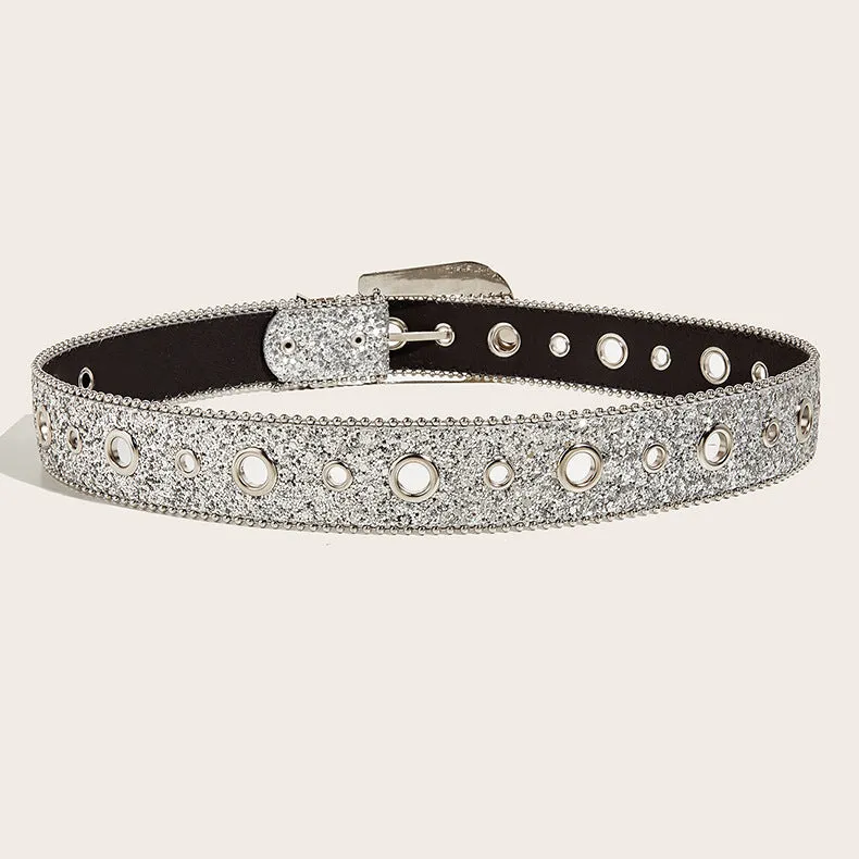 KalonBd Trendy rhinestone belt