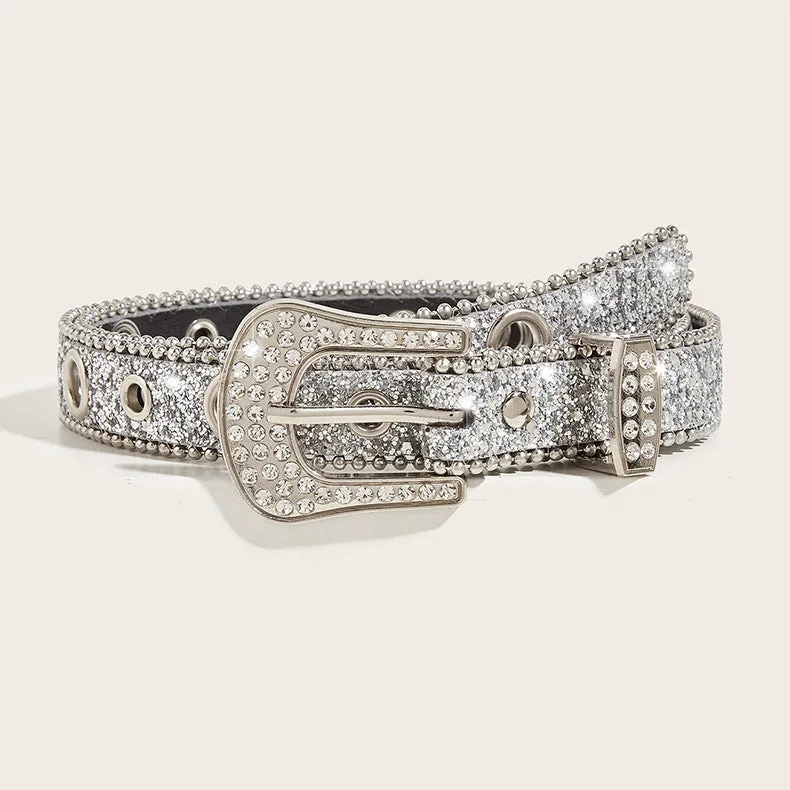 KalonBd Trendy rhinestone belt
