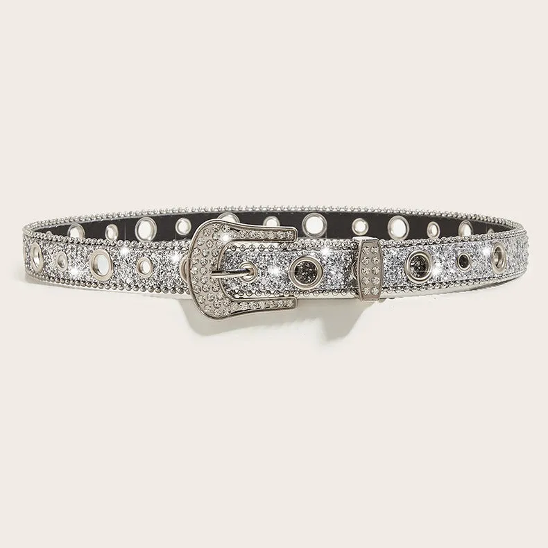 KalonBd Trendy rhinestone belt