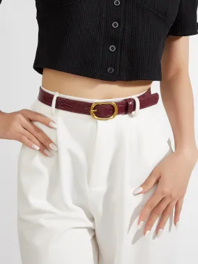 KalonBd Wine red valentine belt