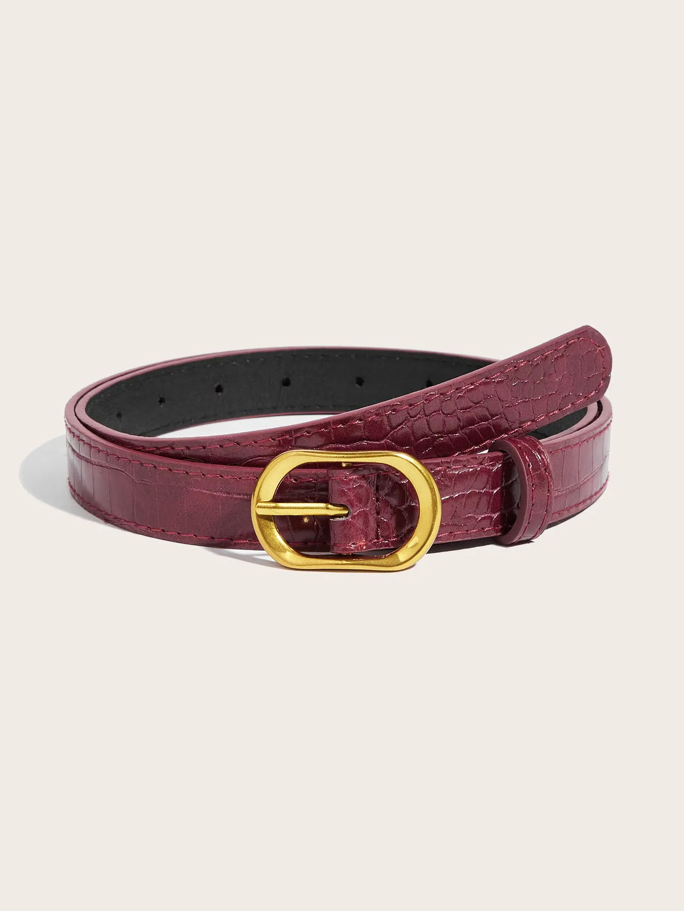 KalonBd Wine red valentine belt