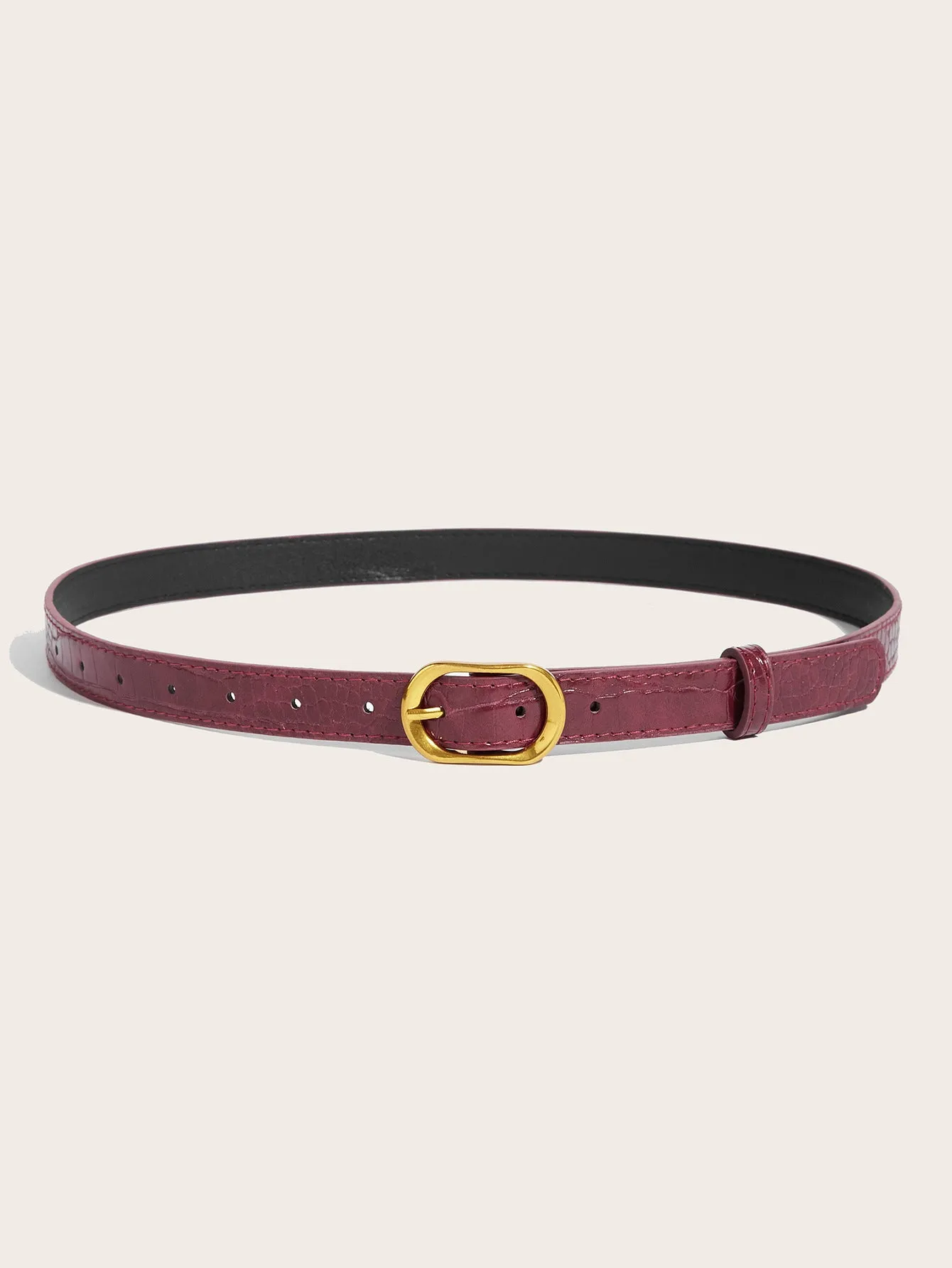 KalonBd Wine red valentine belt