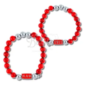 Kappa Alpha Psi ΚΑΨ Diggs Beaded Bracelet
