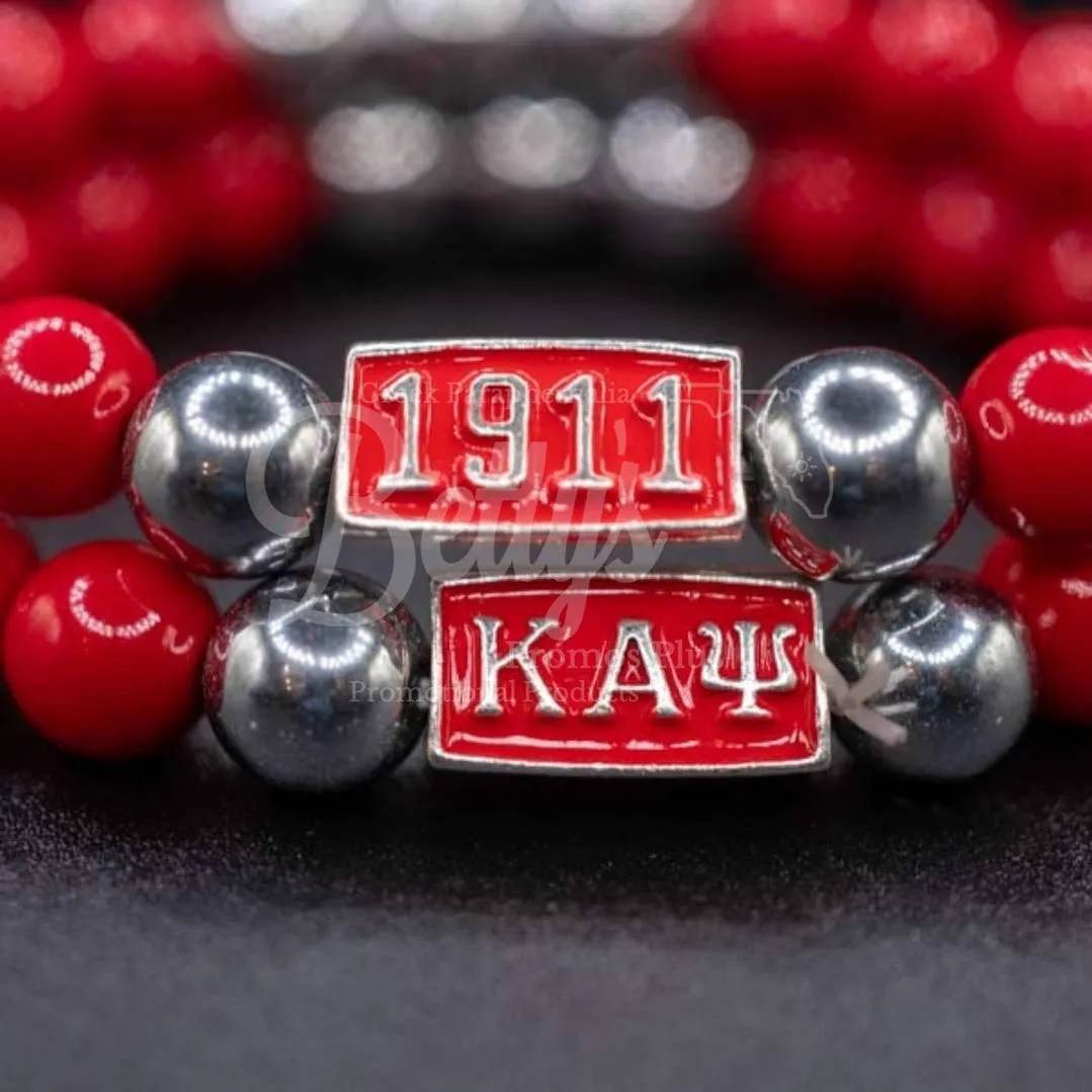 Kappa Alpha Psi ΚΑΨ Diggs Beaded Bracelet