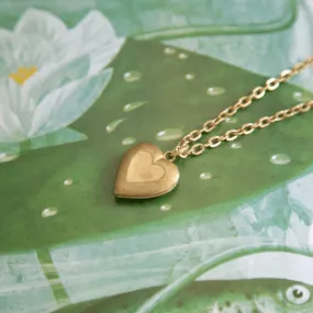Kindred Objects- Vintage Mini Heart Necklace