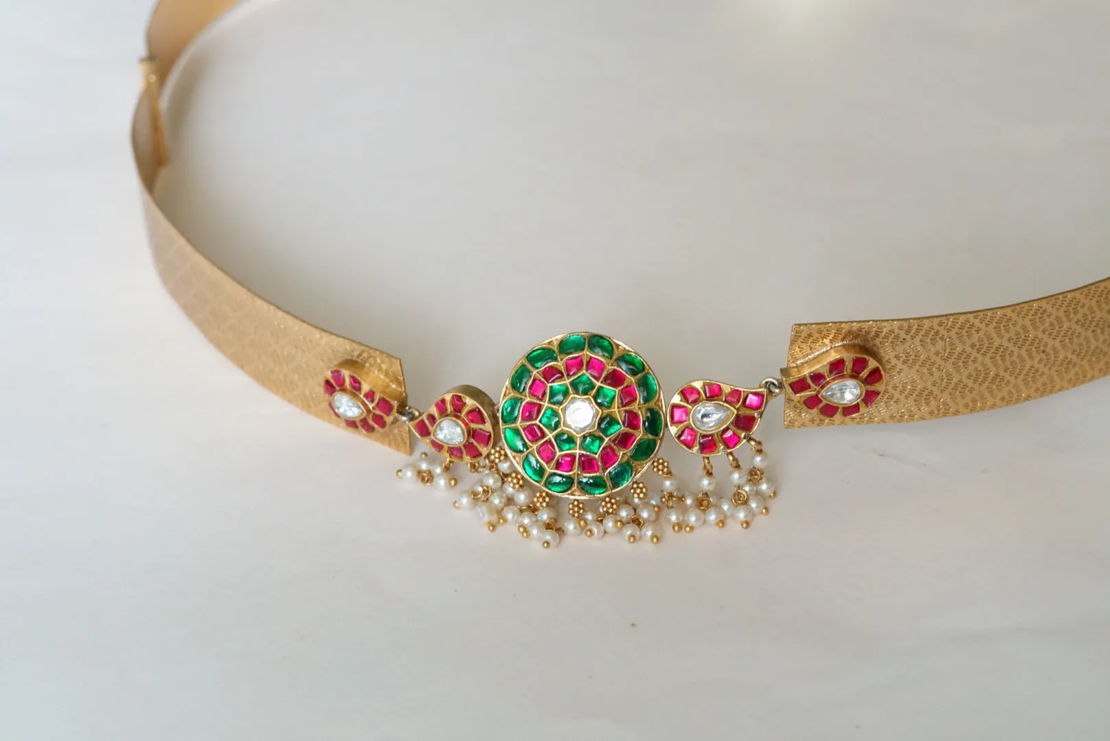 Kundan waist belt (9-121)(AK)