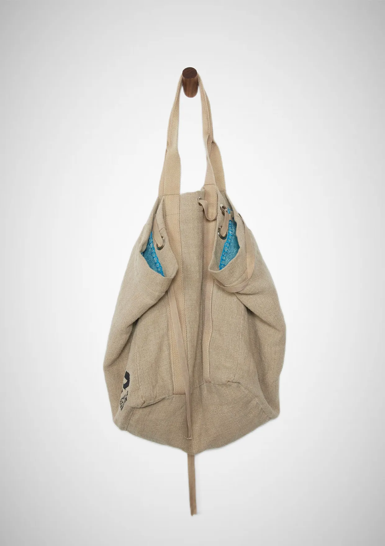 Large Reversible Fuzzy Abstract Shopper Tote Bag
