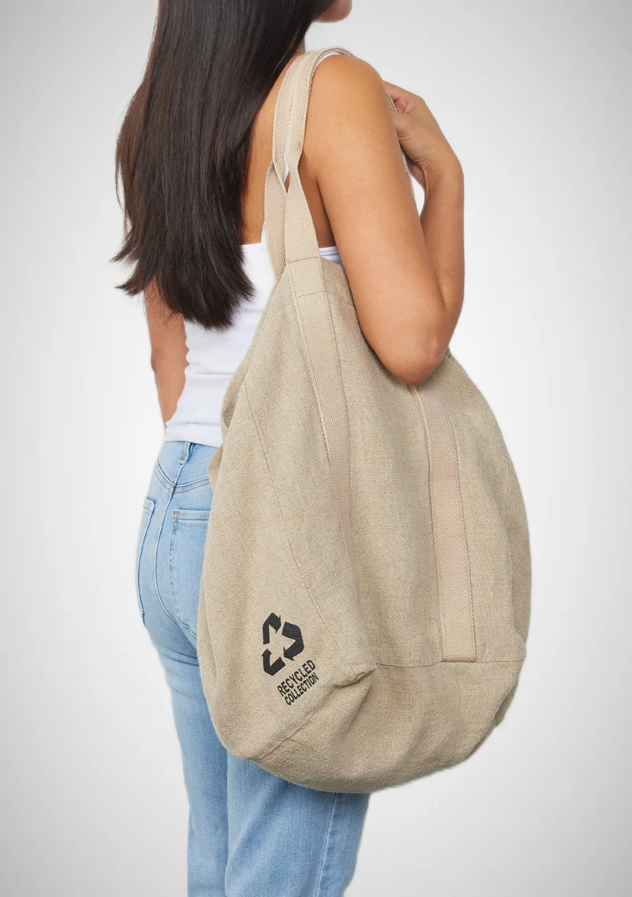 Large Reversible Fuzzy Abstract Shopper Tote Bag