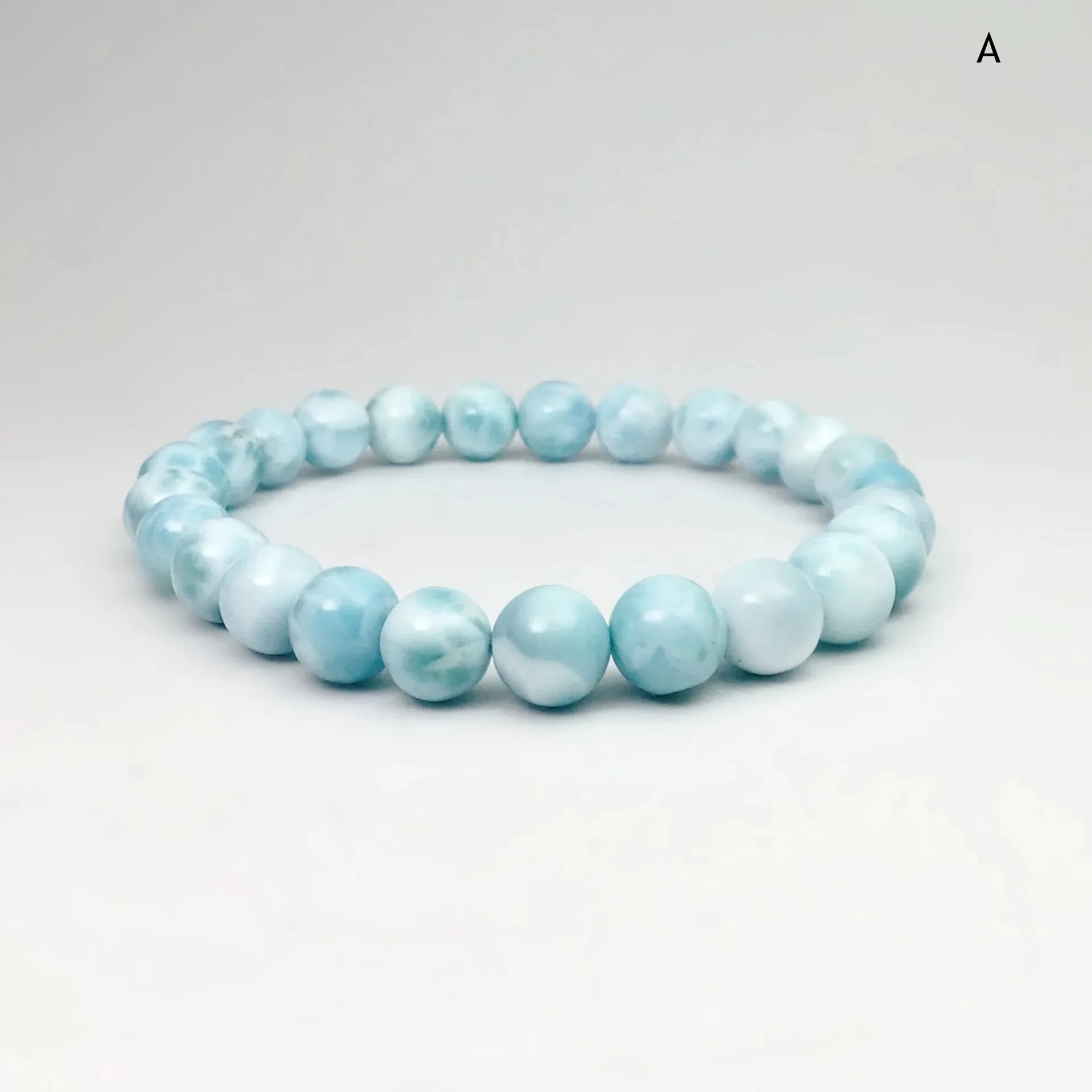 Larimar Beaded Bracelet - 8mm
