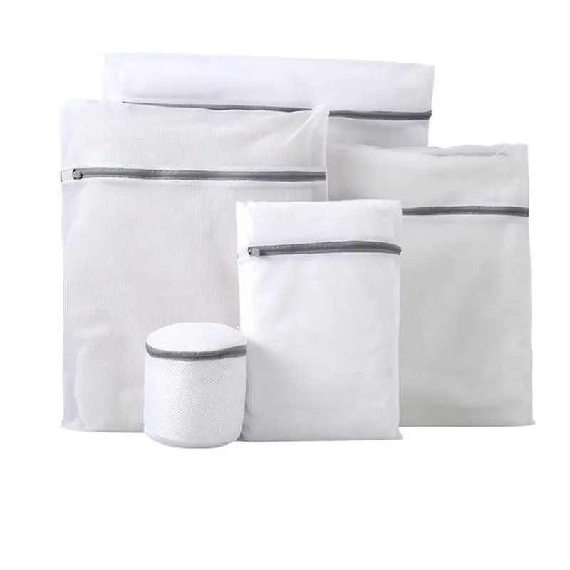 Laundry Bags With Zippers 5PCS 2Colours