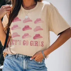 let's go girls cowgirl t-shirt