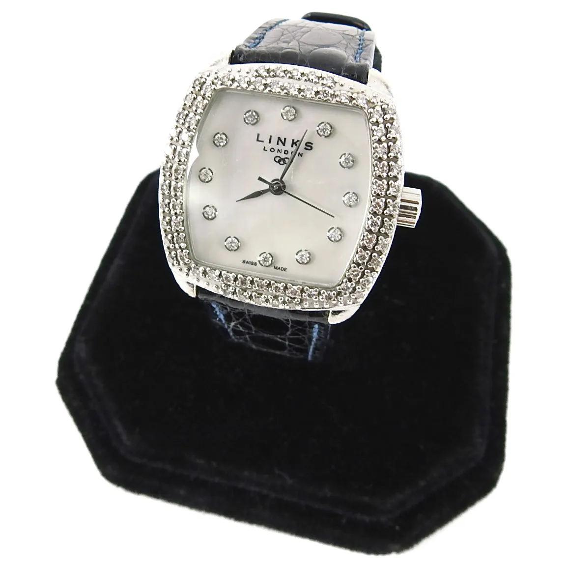 Links of London Sterling Silver Mother of Pearl Watch with Diamonds