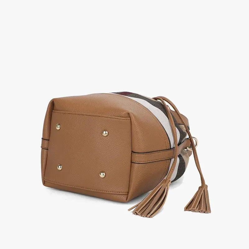 Luxury Versatile  Bag for Women – Tassel Decor Shoulder & Crossbody Travel Bag