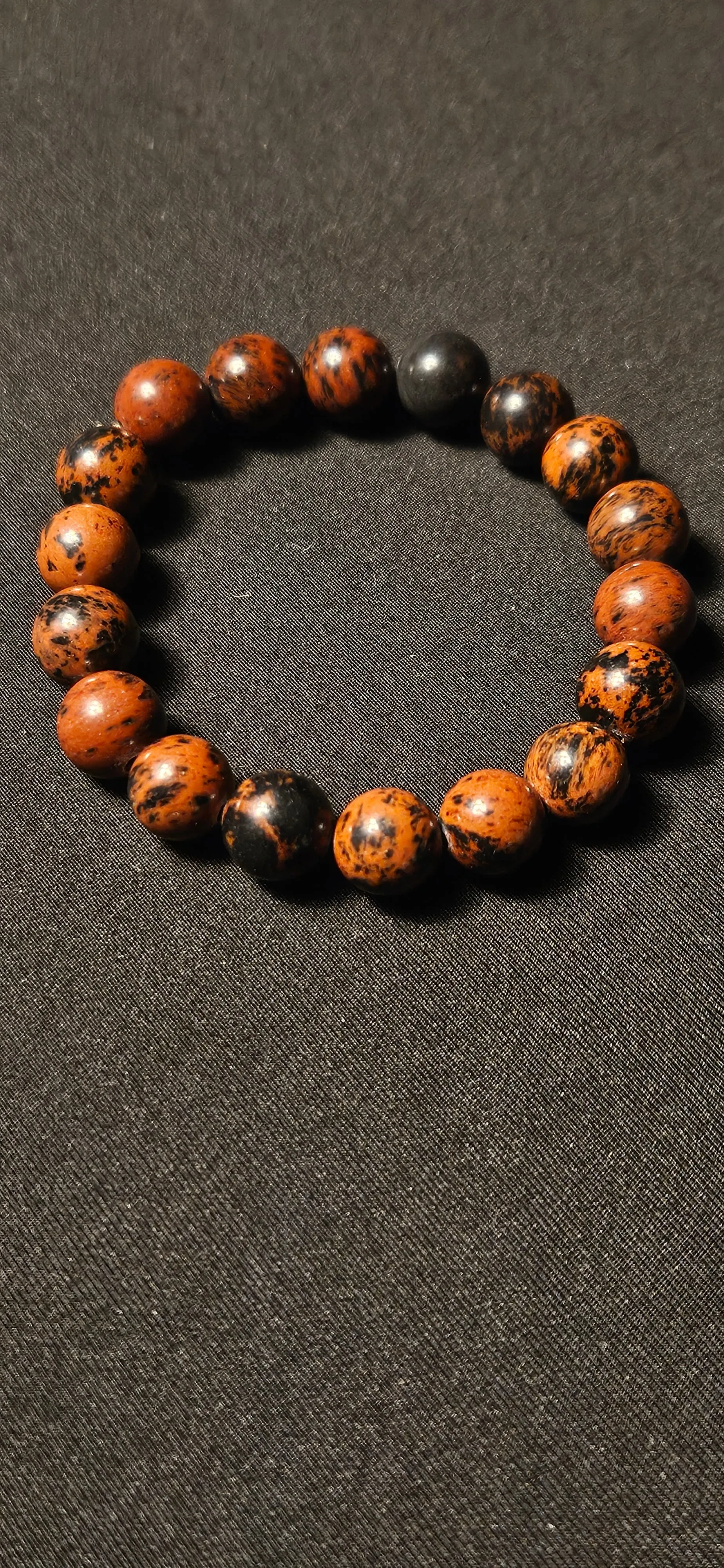 Mahagony Obsidian Bracelet