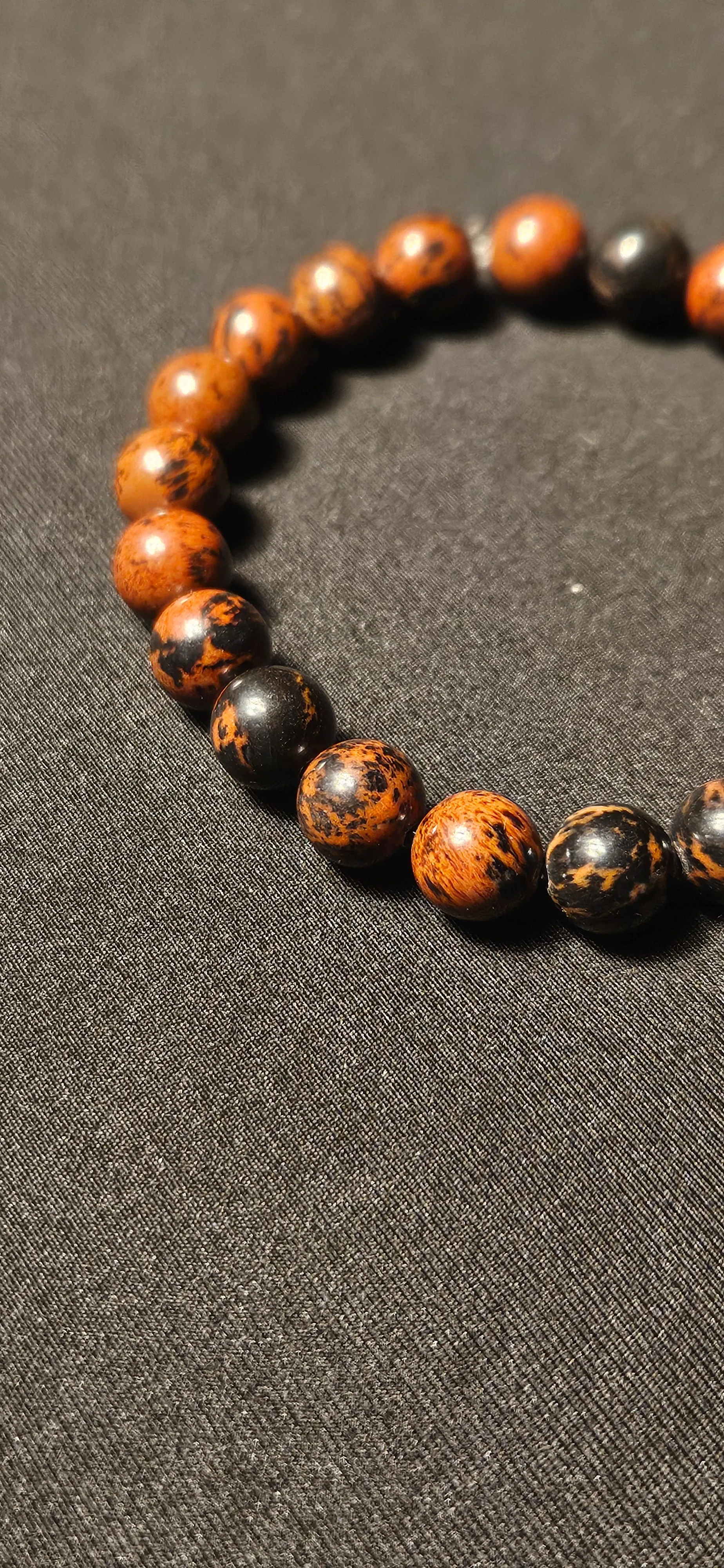Mahagony Obsidian Bracelet