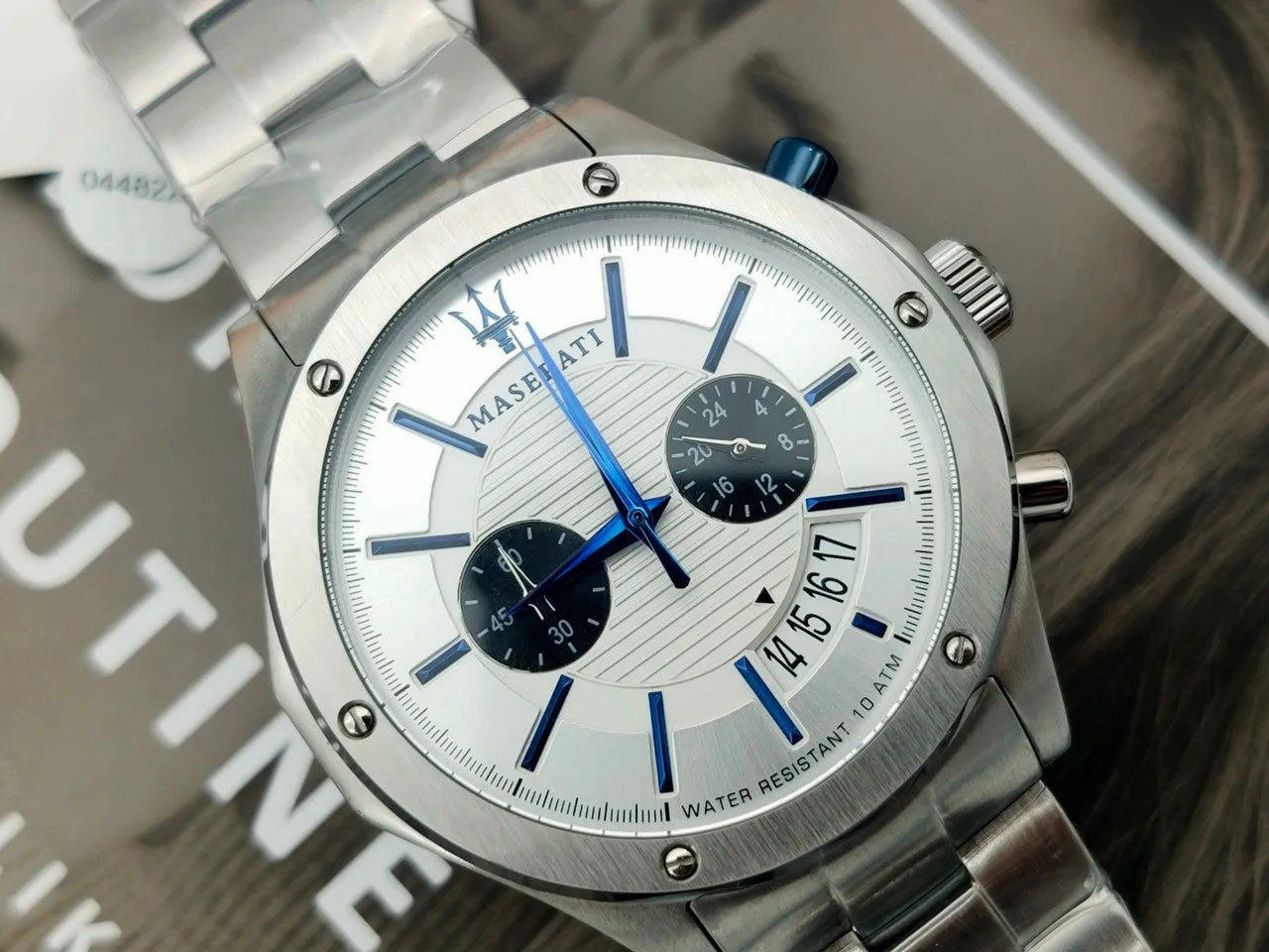 Maserati Circuito Chronograph Silver Dial Men's Watch R8873627005