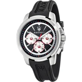 Maserati Sfida Chronograph Black/Silver Dial Men's Watch R8851123001