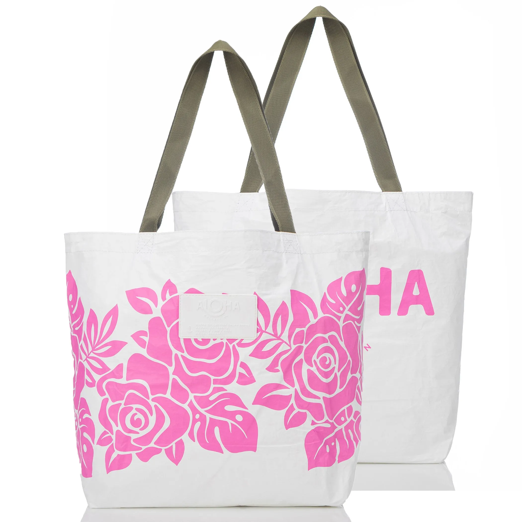 Maui Lokelani Rose Reversible Tote 23'