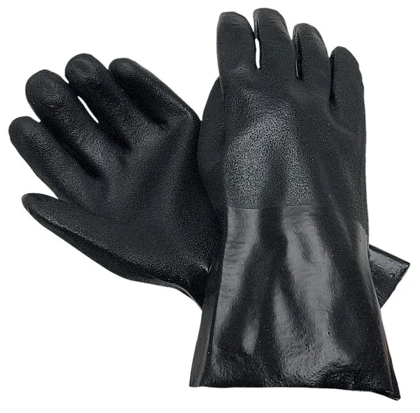 MCR Safety Black Double Dipped Sandy 12"