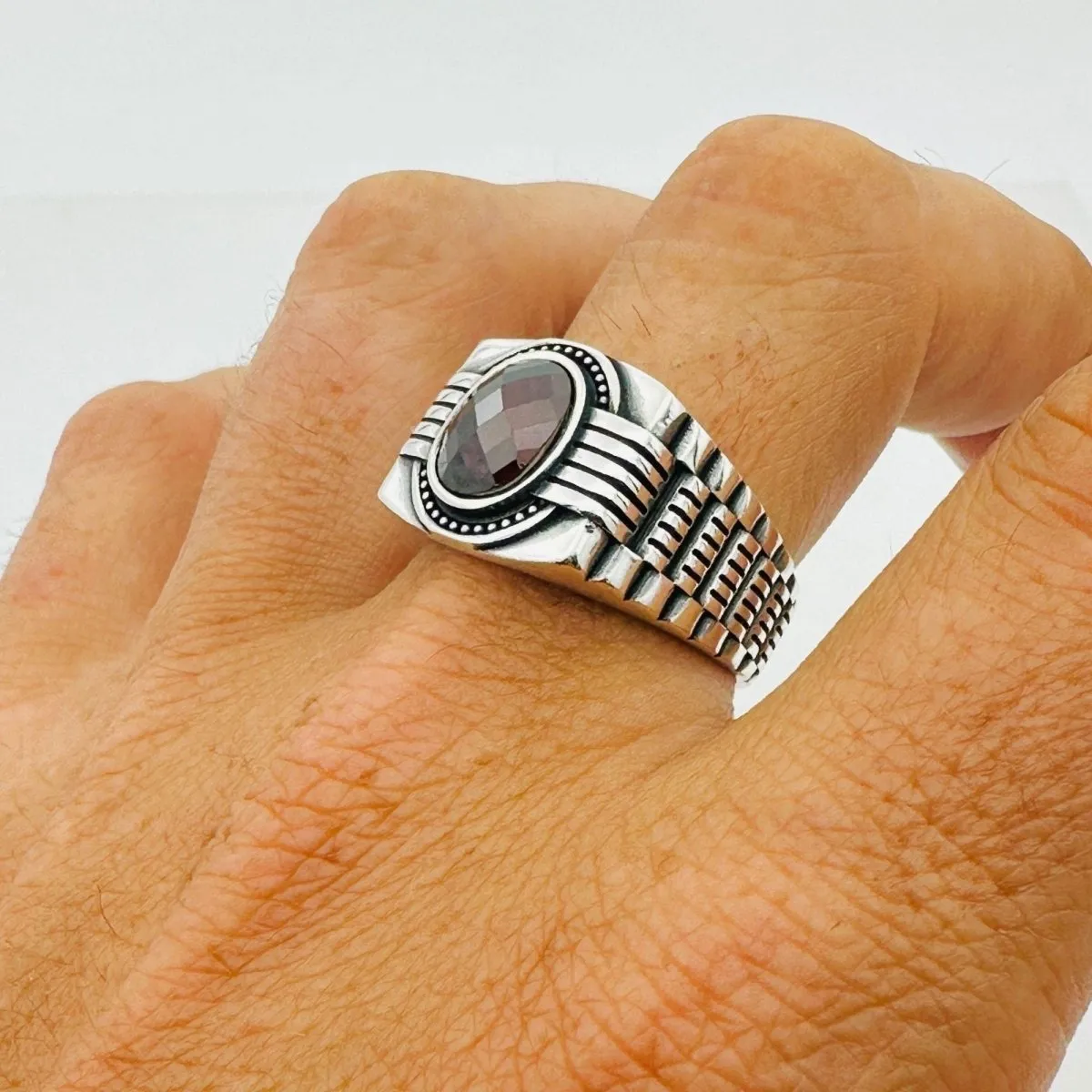 Men's Emerald Ring