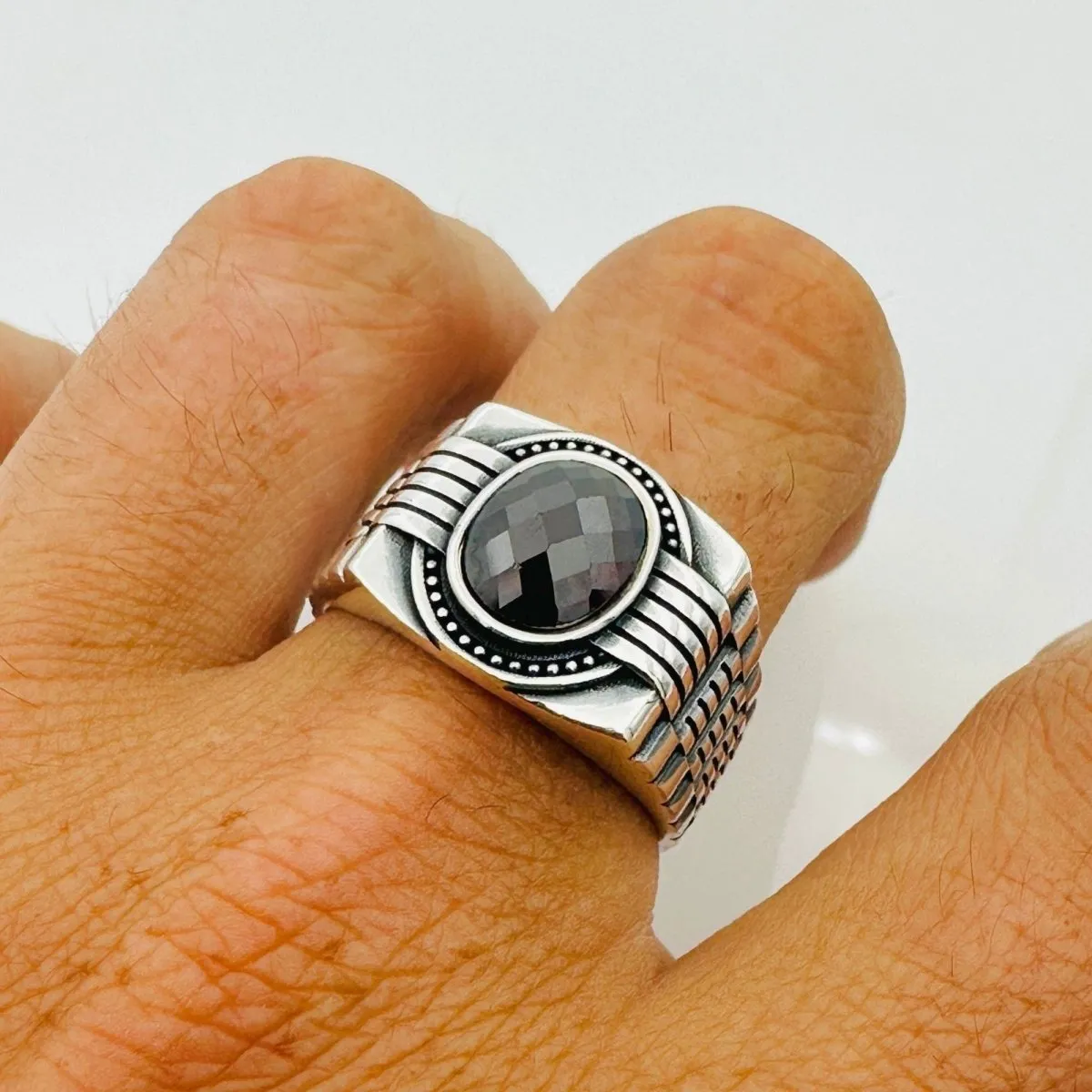Men's Emerald Ring