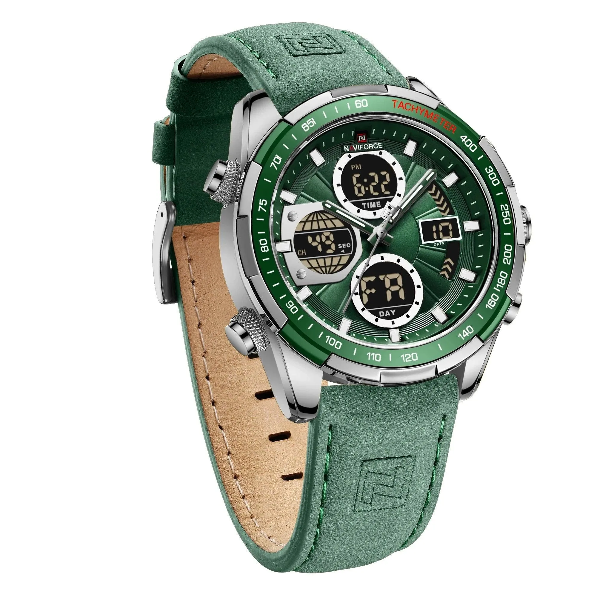 Men's Military Quartz Chronograph Watch – Luxury Waterproof Sports