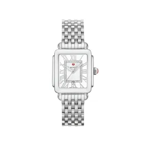 Michele Deco Madison Mid Stainless Steel Diamond Dial Watch