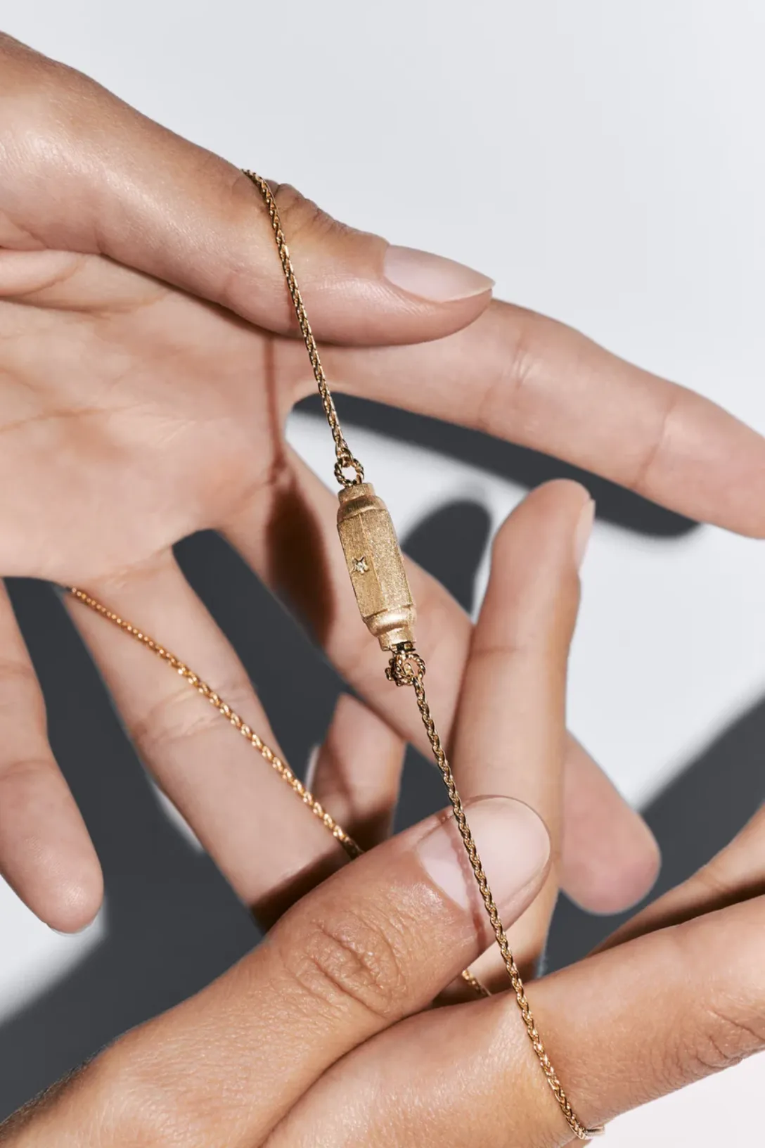 Micro Coco Diamonds Locket Necklace | 50cm