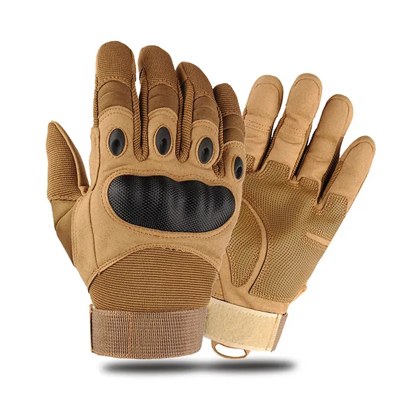 Military fan hard shell black eagle tactical sports gloves male cross border protection male five finger hard shell training