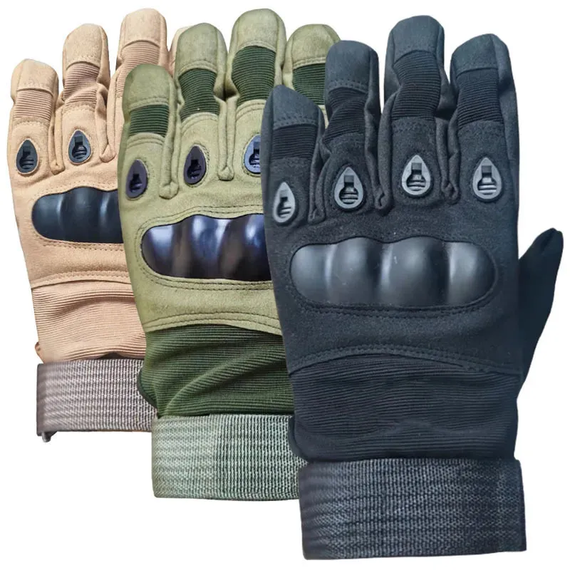 Military fan hard shell black eagle tactical sports gloves male cross border protection male five finger hard shell training