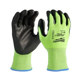 Milwaukee 48738920 Small Cut Level 2 High Visibility Polyurethane Dipped Gloves