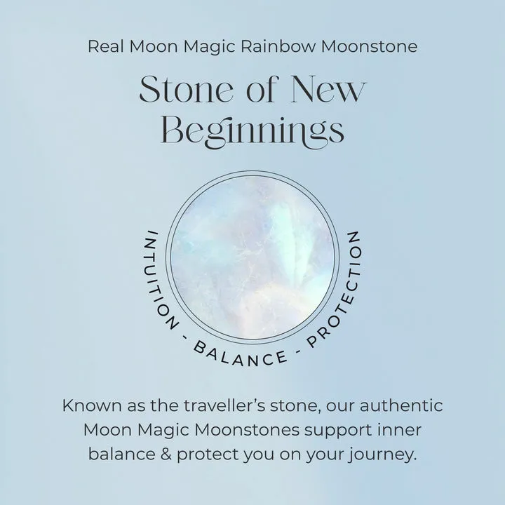 Minimalist Raw Crystal Handmade Petite Moonstone Ring