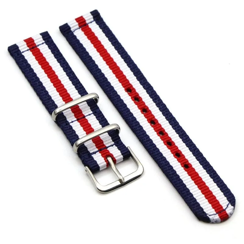Nato Nylon Watch Straps Compatible with the Mountblanc 22mm Range