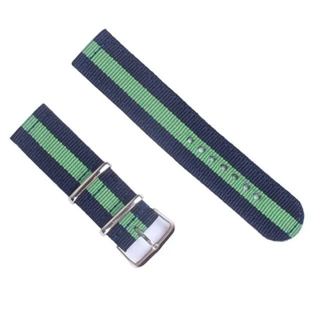 Nato Nylon Watch Straps Compatible with the Mountblanc 22mm Range