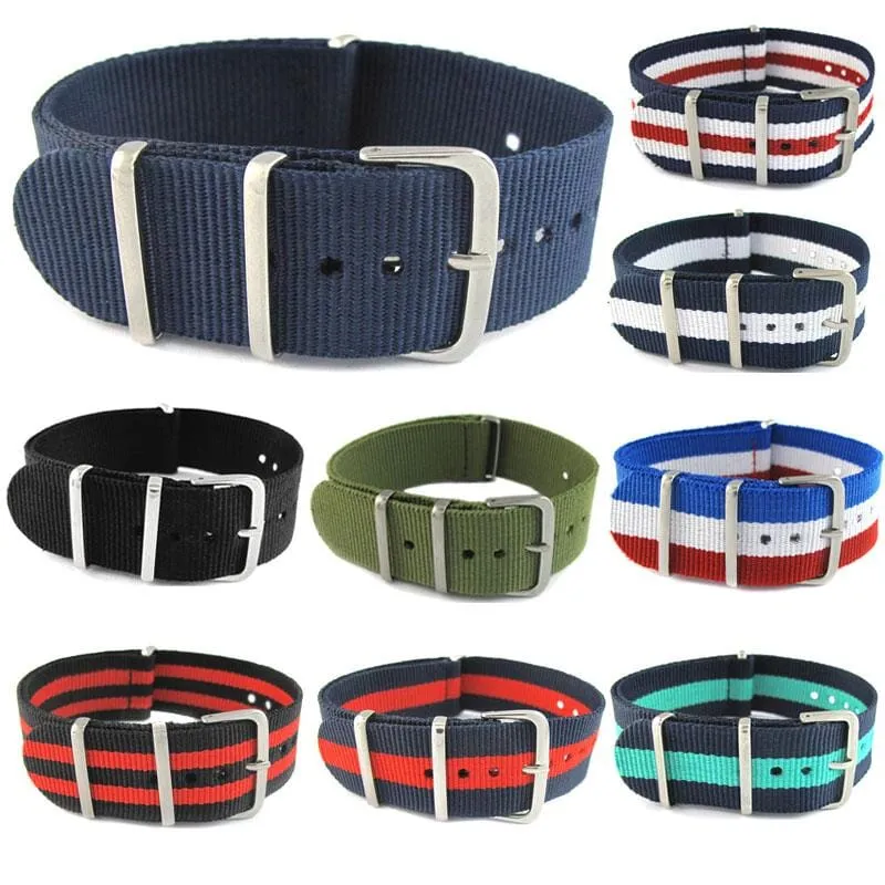 Nato Nylon Watch Straps Compatible with the Mountblanc 22mm Range