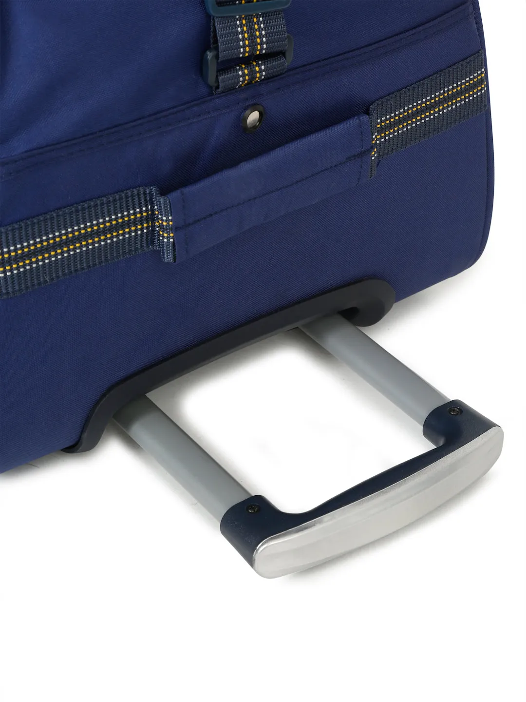 Navy Printed Cabin Duffel Trolley Bag
