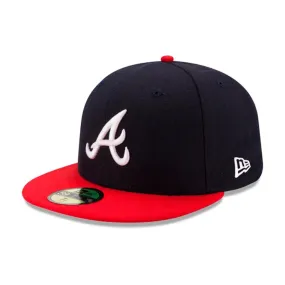 New Era - 59Fifty Fitted Cap Atlanta Braves -Navy/Red