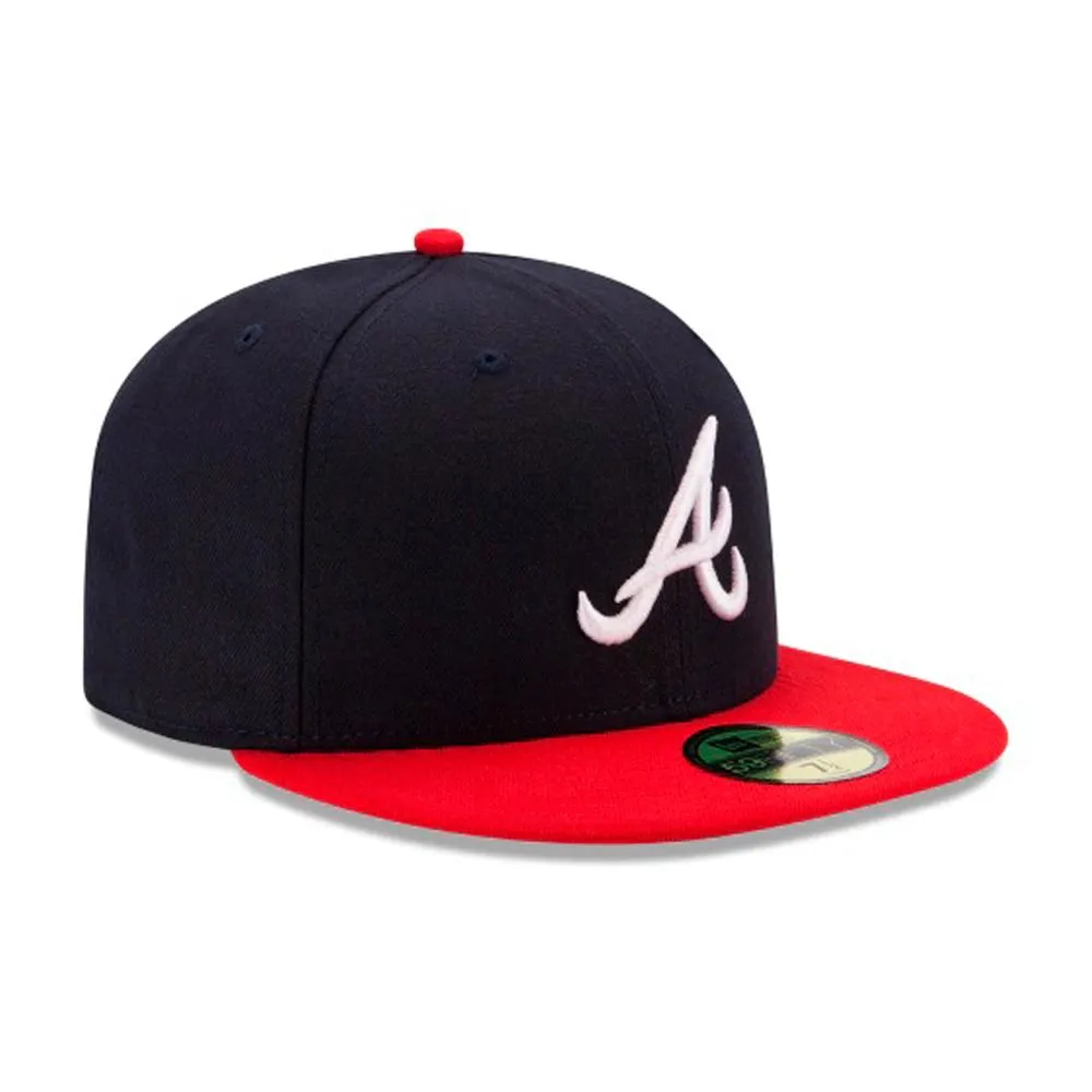 New Era - 59Fifty Fitted Cap Atlanta Braves -Navy/Red