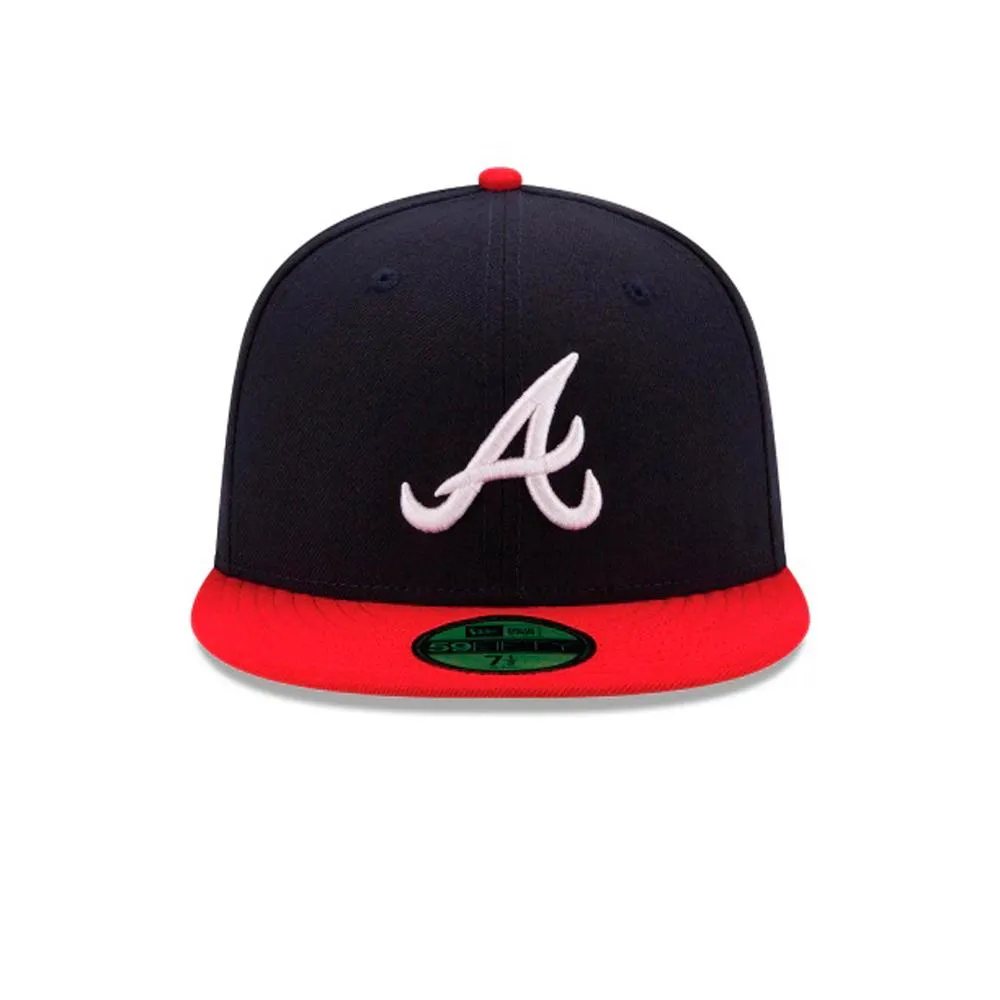 New Era - 59Fifty Fitted Cap Atlanta Braves -Navy/Red