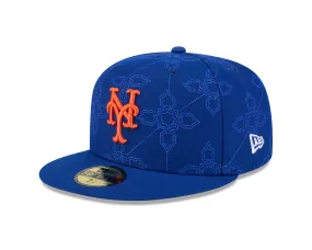 New Era - 59FIFTY Fitted Cap - OTC Pattern - New York Mets - Blue