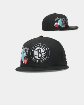 New Era Brooklyn Nets 'City Cluster' 59FIFTY Fitted Black