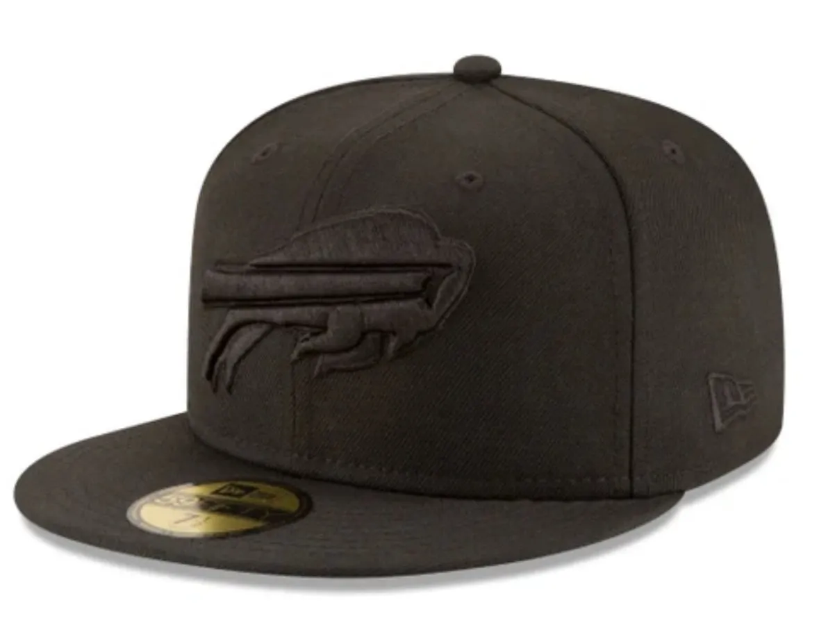 New Era Buffalo Bills Blacked-out 59fifty Fitted Cap