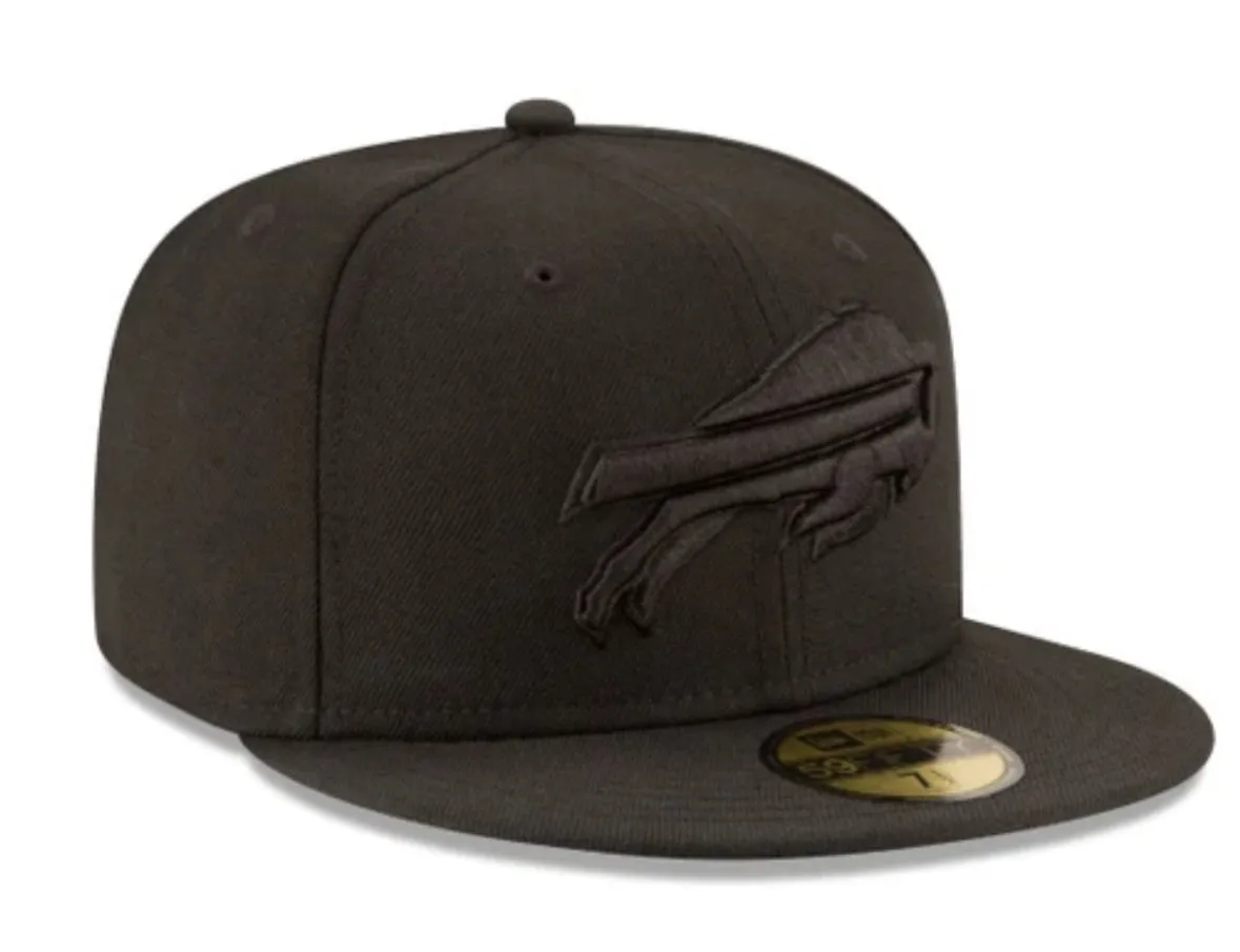New Era Buffalo Bills Blacked-out 59fifty Fitted Cap