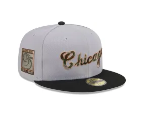 New Era - CAMO FILL - 59fifty Fitted Cap - Chicago White Sox - Grey