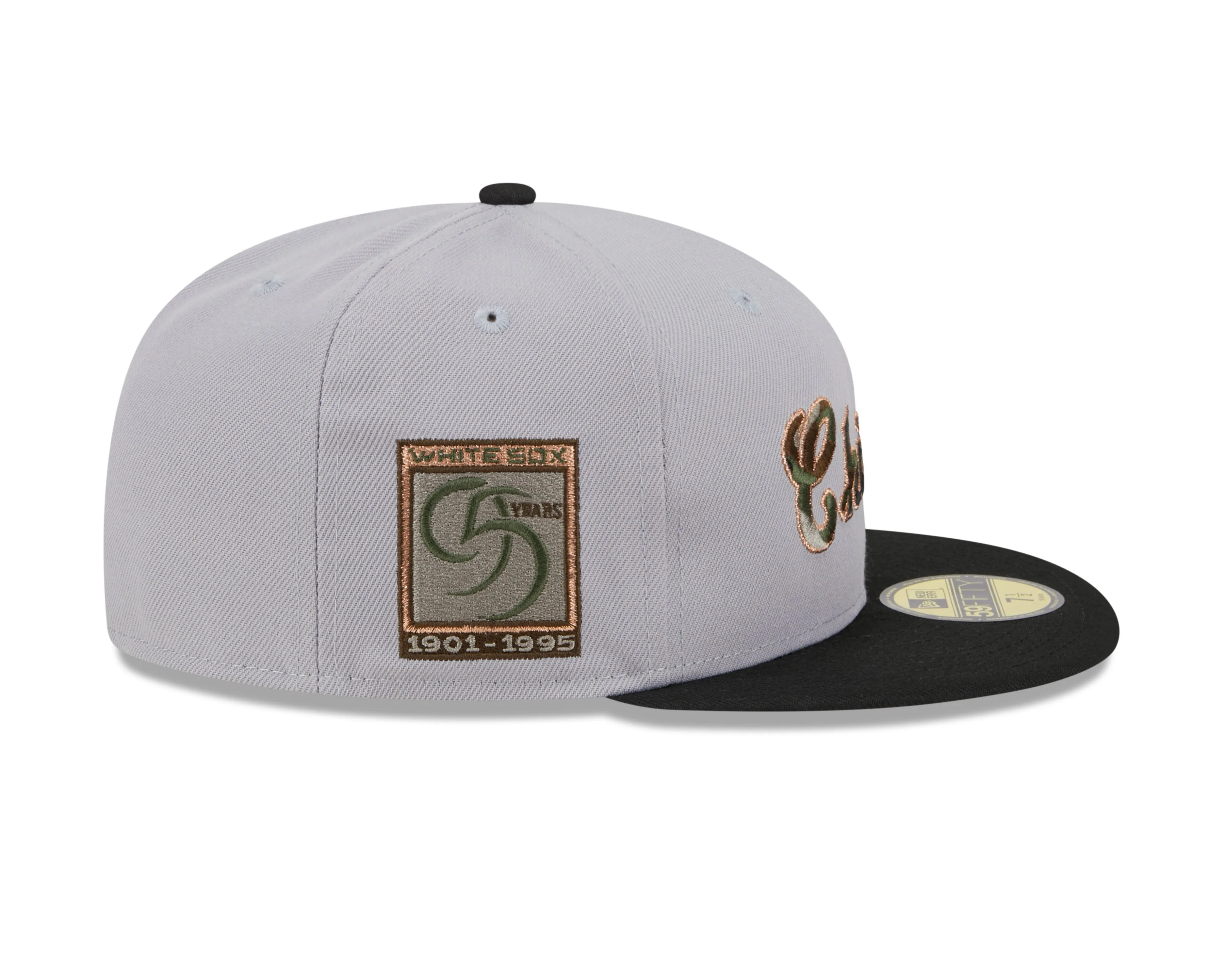 New Era - CAMO FILL - 59fifty Fitted Cap - Chicago White Sox - Grey