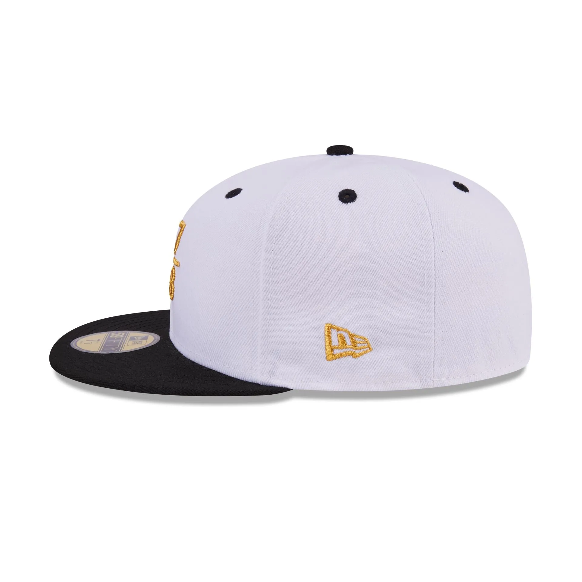 New Era Cap Signature Size 7 7/8 White 59FIFTY Fitted Hat