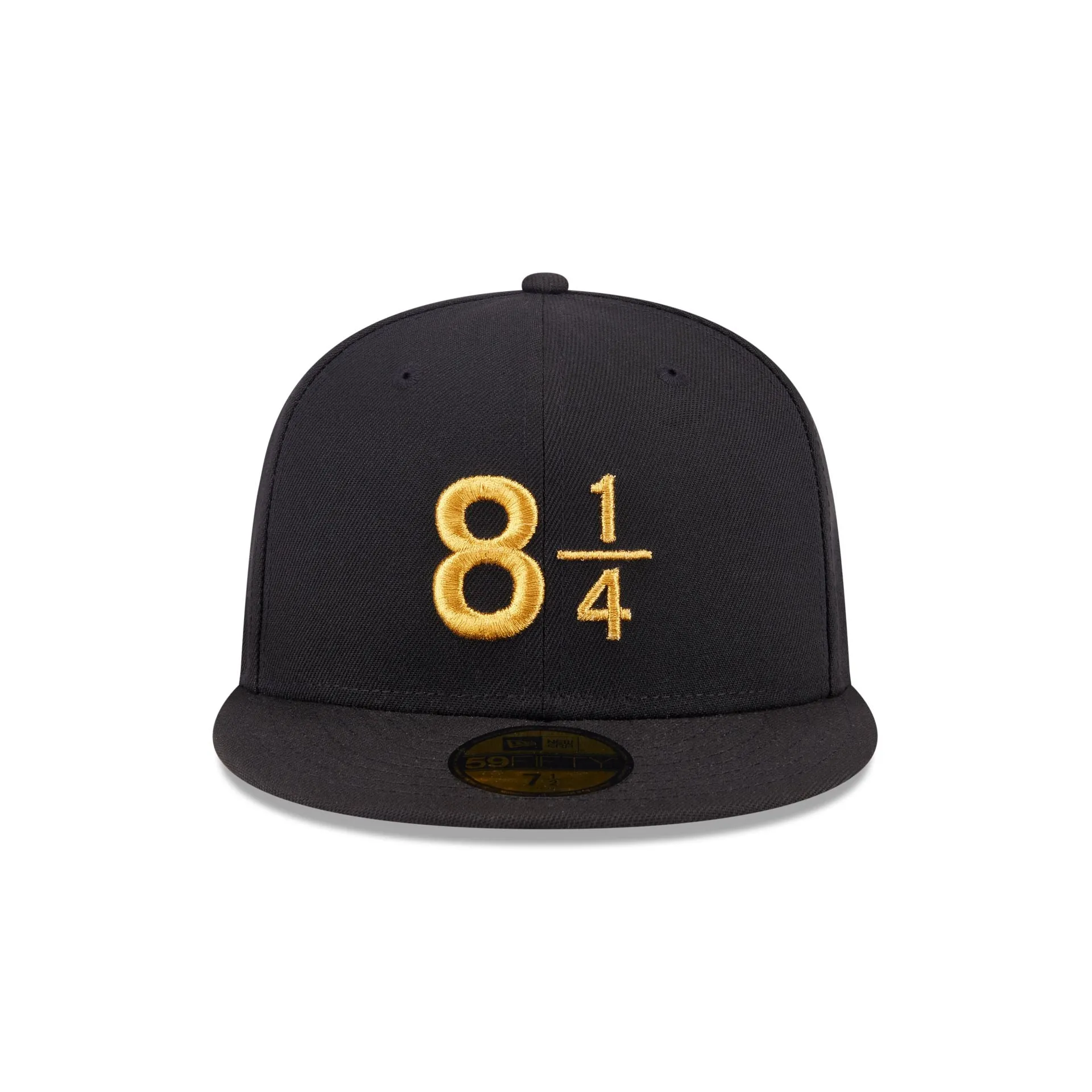 New Era Cap Signature Size 8 1/4 Black 59FIFTY Fitted Hat
